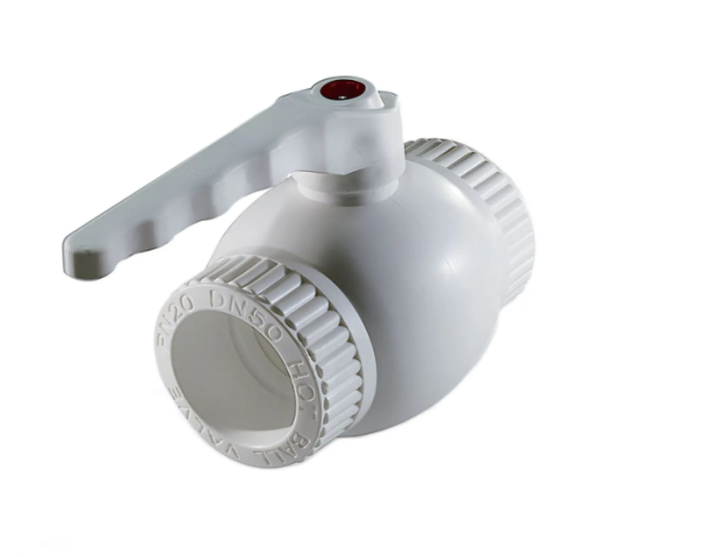 Кран шаровый (шар латунь) PPR d40 POLYTIM 