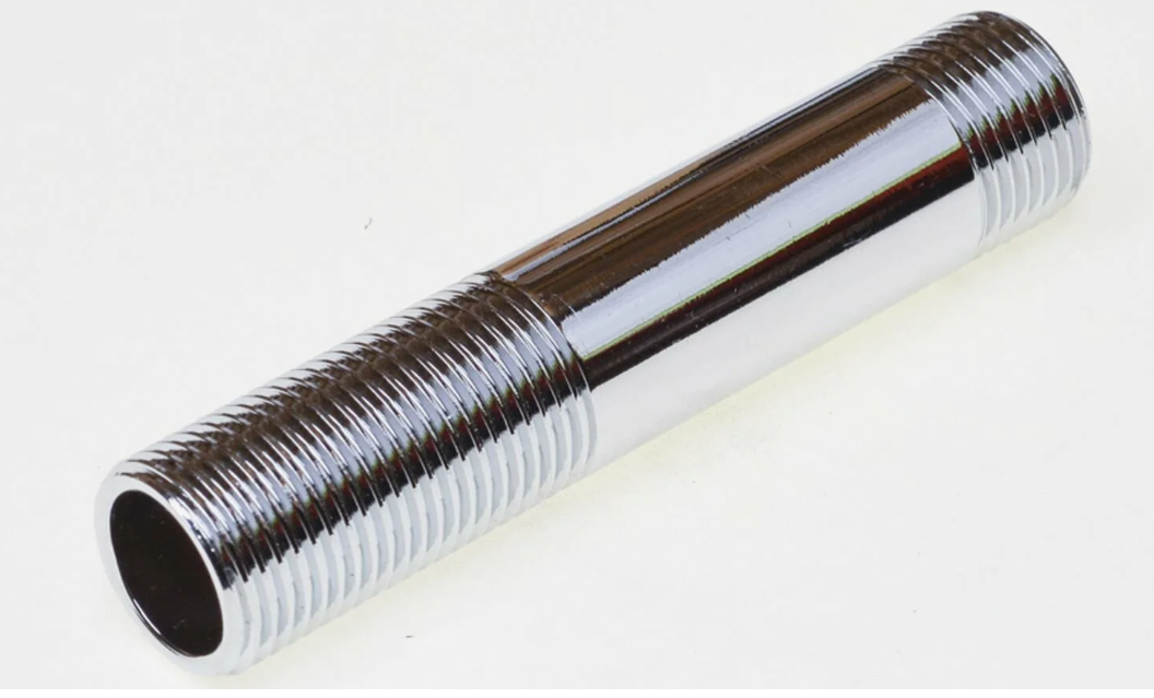 Сгон хром 1/2"    80мм   TIM   10/100