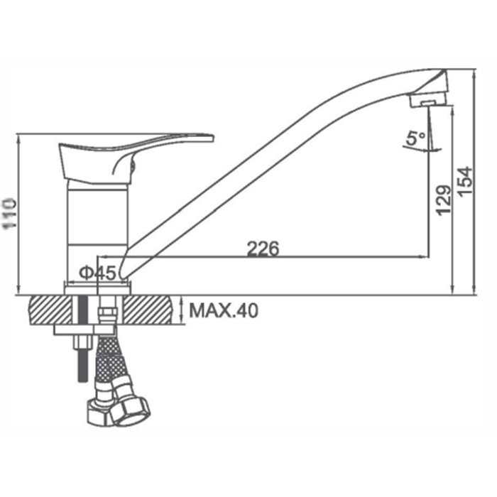 L4214 (Смеситель для кухни) /20